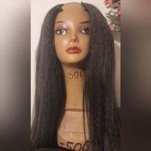 Kinky Straight U Part Wig By LuxeTress Wigs